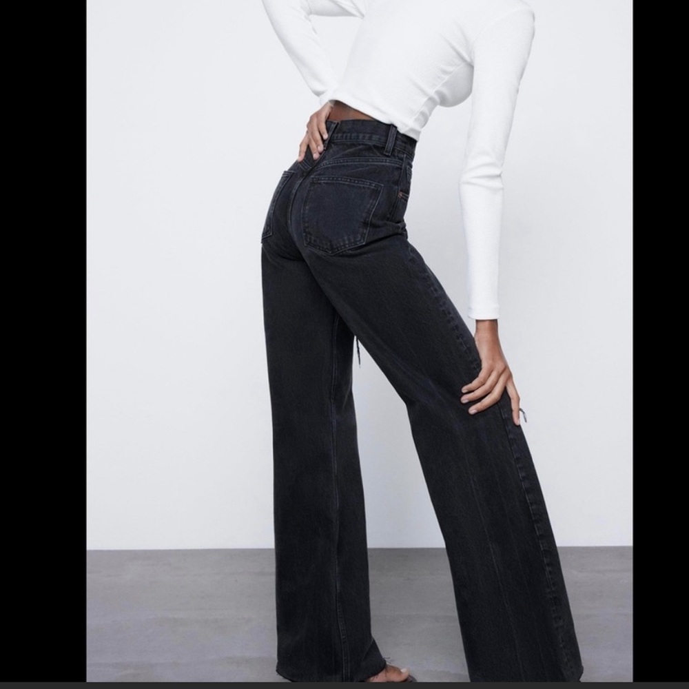 Zara wide leg jeans